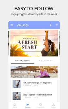 İndir Daily Yoga®: Yoga for Fitness Sağlık & Fitness Android için Ekran görüntüsü 3