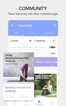 İndir Daily Yoga®: Yoga for Fitness Sağlık & Fitness Android için Ekran görüntüsü 6
