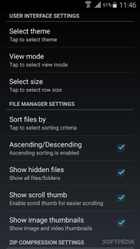 İndir AndroZip File Manager Araçlar Android için Ekran görüntüsü 2