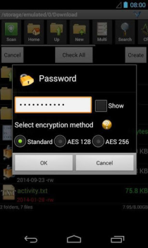 İndir AndroZip File Manager Araçlar Android için Ekran görüntüsü 3
