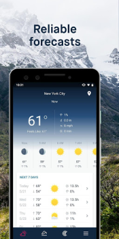 İndir WeatherPro: Forecast & Radar Hava Durumu Android için Ekran görüntüsü 2