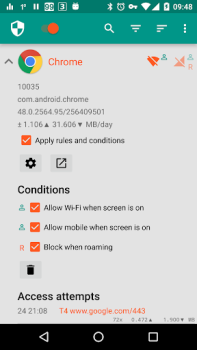İndir NetGuard - no-root firewall Araçlar Android için Ekran görüntüsü 2