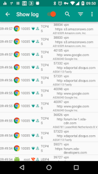 İndir NetGuard - no-root firewall Araçlar Android için Ekran görüntüsü 7