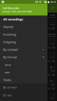 İndir Call Recorder - SKVALEX Araçlar Android için Ekran görüntüsü 2