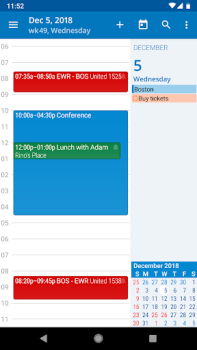 İndir aCalendar - your calendar İş Android için Ekran görüntüsü 2