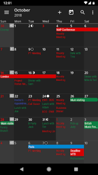 İndir aCalendar - your calendar İş Android için Ekran görüntüsü 3
