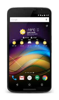 İndir Chronus: Hava Durumu Widget'ı İş Android için Ekran görüntüsü 5