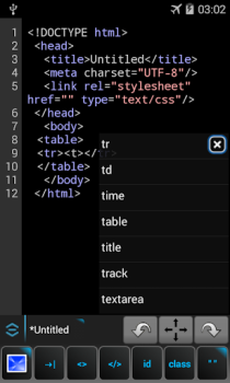 İndir WebMaster's HTML Editor Lite Araçlar Android için Ekran görüntüsü 2
