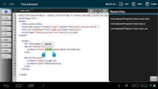 İndir WebMaster's HTML Editor Lite Araçlar Android için Ekran görüntüsü 3