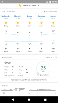 İndir Weather Mate (Weather M8) Hava Durumu Android için Ekran görüntüsü 3
