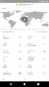 İndir Weather Mate (Weather M8) Hava Durumu Android için Ekran görüntüsü 4