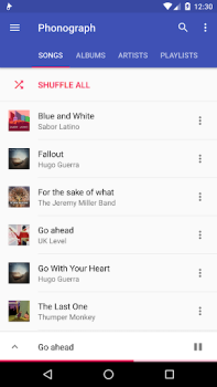 İndir Phonograph Music Player Müzik ve Ses Android için Ekran görüntüsü 2
