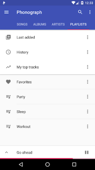 İndir Phonograph Music Player Müzik ve Ses Android için Ekran görüntüsü 6