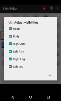 İndir Skin Editor for Minecraft Araçlar Android için Ekran görüntüsü 4
