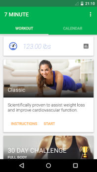 İndir 7 Dakika Egzersiz Sağlık & Fitness Android için Ekran görüntüsü 2