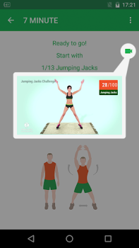 İndir 7 Dakika Egzersiz Sağlık & Fitness Android için Ekran görüntüsü 4