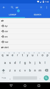 İndir Dictionary - WordWeb Eğitim Android için Ekran görüntüsü 2
