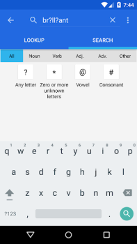İndir Dictionary - WordWeb Eğitim Android için Ekran görüntüsü 3