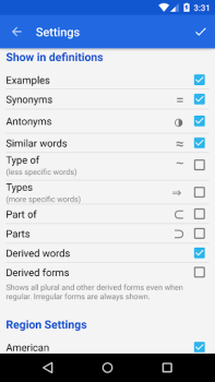 İndir Dictionary - WordWeb Eğitim Android için Ekran görüntüsü 4