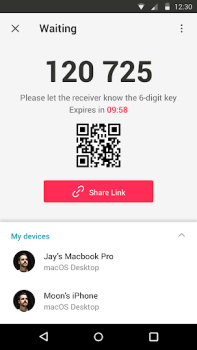 İndir Send Anywhere (Dosya Aktarma) İş Android için Ekran görüntüsü 2