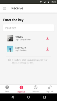 İndir Send Anywhere (Dosya Aktarma) İş Android için Ekran görüntüsü 3