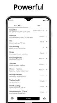 İndir GFX Tool: Launcher & Optimizer Araçlar Android için Ekran görüntüsü 2