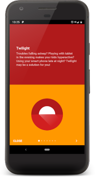 İndir Twilight: Mavi ışık filtresi Sağlık & Fitness Android için Ekran görüntüsü 3