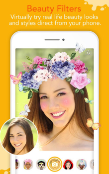İndir YouCam Fun - Snap Live Selfie Fotoğraf Android için Ekran görüntüsü 2