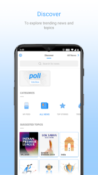 İndir Inshorts - News in 60 words Haberler & Dergiler Android için Ekran görüntüsü 5