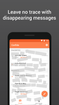 İndir Confide - Gizli mesajlaşma İletişim Android için Ekran görüntüsü 3