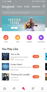 İndir WeSing - Karaoke, Party & Live Müzik ve Ses Android için Ekran görüntüsü 7