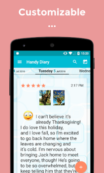 İndir Diary with lock password Yaşam Tarzı Android için Ekran görüntüsü 3