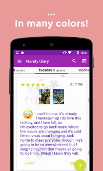 İndir Diary with lock password Yaşam Tarzı Android için Ekran görüntüsü 4