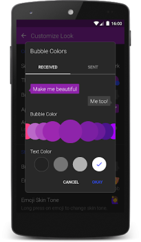 İndir Textra SMS İletişim Android için Ekran görüntüsü 2