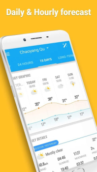 İndir Amber Hava Hava Durumu Android için Ekran görüntüsü 3