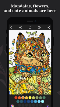 İndir Coloring pages: Mandala for me Gündelik Android için Ekran görüntüsü 3