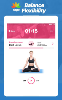 İndir Yoga – hareketler ve sınıflar Sağlık & Fitness Android için Ekran görüntüsü 6