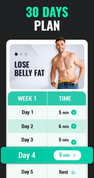 İndir Erkek Kilo Verme Egzersizleri Sağlık & Fitness Android için Ekran görüntüsü 2