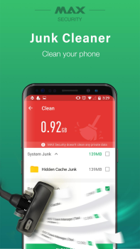 İndir Virus Cleaner, Antivirus, Cleaner (MAX Security) Araçlar Android için Ekran görüntüsü 5