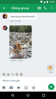 İndir Hangouts İletişim Android için Ekran görüntüsü 2