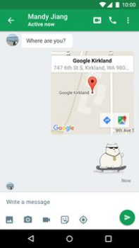 İndir Hangouts İletişim Android için Ekran görüntüsü 4