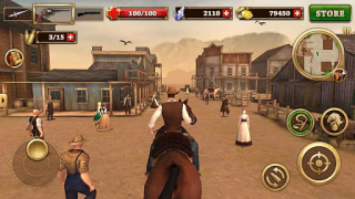 İndir Batı silahşör West Gunfighter Eylem Android için Ekran görüntüsü 2