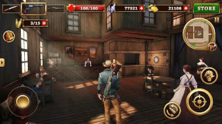 İndir Batı silahşör West Gunfighter Eylem Android için Ekran görüntüsü 5