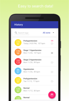 İndir Blood Pressure Diary Sağlık & Fitness Android için Ekran görüntüsü 5