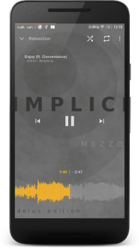İndir Mezzo Müzik Çalar Müzik ve Ses Android için Ekran görüntüsü 2