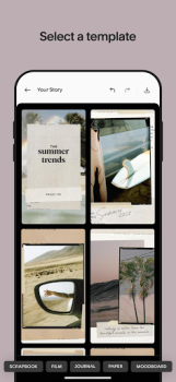 İndir Unfold: Story Maker & Editor Sanat ve Tasarım Android için Ekran görüntüsü 4