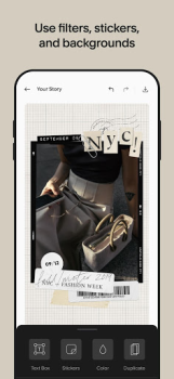 İndir Unfold: Story Maker & Editor Sanat ve Tasarım Android için Ekran görüntüsü 7