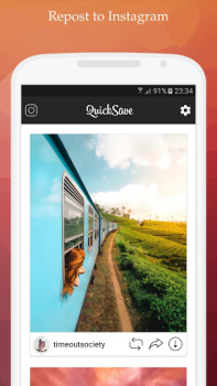 İndir QuickSave for Instagram Fotoğraf Android için Ekran görüntüsü 2