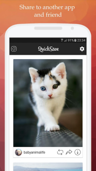 İndir QuickSave for Instagram Fotoğraf Android için Ekran görüntüsü 4