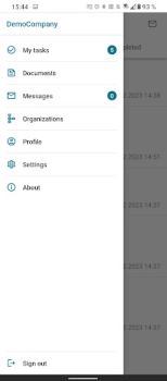 İndir docuForce İş Dünyası Android için Ekran görüntüsü 3